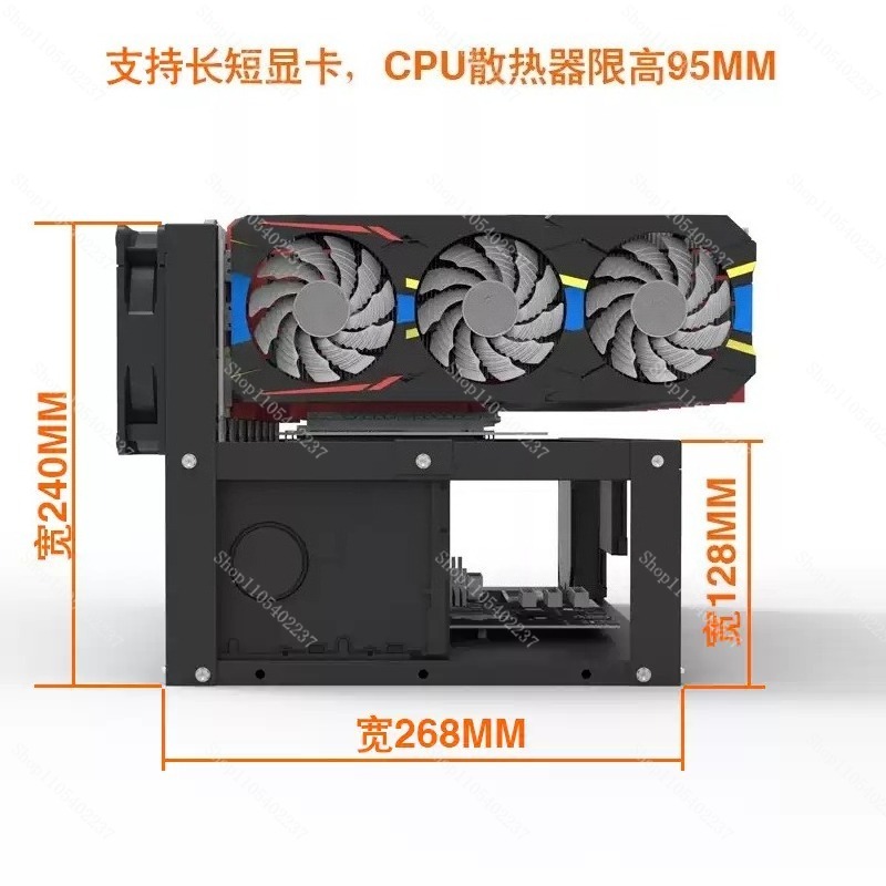 Gpu Mining Rig Frame 8 Gpu - Rangka Rig Penambangan GPU dengan Desain